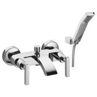 SYNTESI Смеситель для ванны внешний с душем, хром