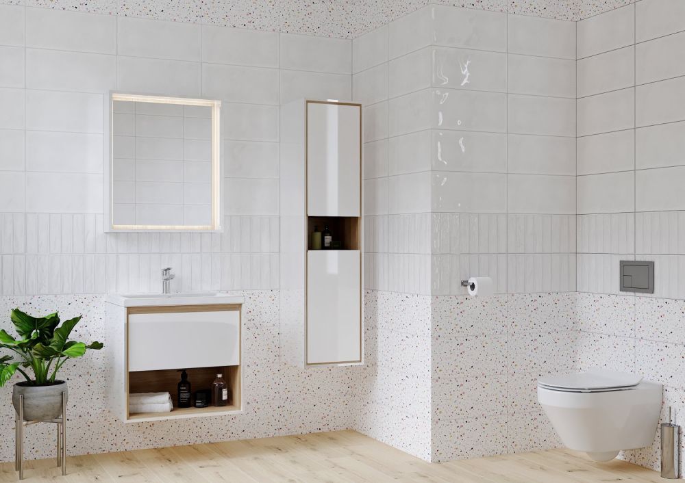 Тумба подвесная Cersanit LOUNA 80 белый под раковину S-UM-COM80/1-w (COMO 80) (64071), артикул 64071