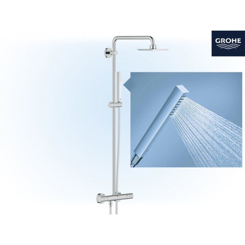 Душевая система GROHE Euphoria Cube 150 с термостатическим смесителем, хром (27932000) Душевая система GROHE Euphoria Cube 150 с термостатическим смесителем, хром (27932000)