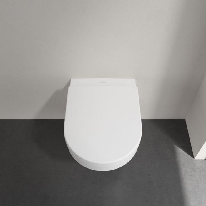 Villeroy&Boch Architectura Комплект Унитаз-подвесной 370*530*330мм+ сиденье с функцией QuickRelease, Softclose,  цвет альпийский белый Villeroy&Boch Architectura Комплект Унитаз-подвесной 370*530*330мм+ сиденье с функцией QuickRelease, Softclose,  цвет альпийский белый