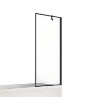 Шторка для ванны NEW TRENDY NEW SOLEO BLACK 80 см P-0095 (черный)