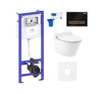Комплект для подвесного унитаза 7 в 1 Lavinia Boho Relfix Smart V-Clean 87561191