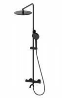 Душевая система с термостатом WONZON & WOGHAND STICK, Черный матовый (WW-88739903-MB) Душевая система с термостатом WONZON & WOGHAND STICK, Черный матовый (WW-88739903-MB)