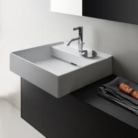 Laufen Kartell Раковина 460x460х120мм без перелива, с 1 отв. под смеситель, со скр сливом, с покр. LLC, цвет: белый