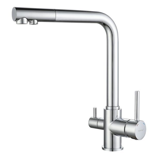 Смеситель для кухни с подключением фильтра GranFest 3611, хром