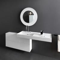 Laufen Kartell Тумба под раковину справа, 1200х270х610мм, с 1 дверцей и 2 створками, цвет: белый матовый