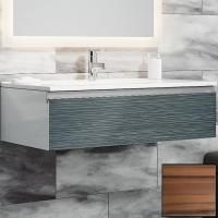 Тумба с раковиной SanVit Авеню-1 120 kavenu1120 с фактурой под дерево подвесная Зебрано Тумба с раковиной SanVit Авеню-1 120 kavenu1120 с фактурой под дерево подвесная Зебрано