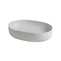 Kerasan Nolita Раковина накладная 55х35 см, без отв под смеситель,  цвет белый глянцевый