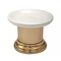 MIRELLA Mыльница настольная, керамика/золото