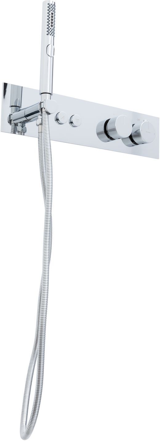 Смеситель для ванны Allen Brau Liberty 5.33010-00 (с внутренней частью, 2 хода) хром, артикул 5.33010-00