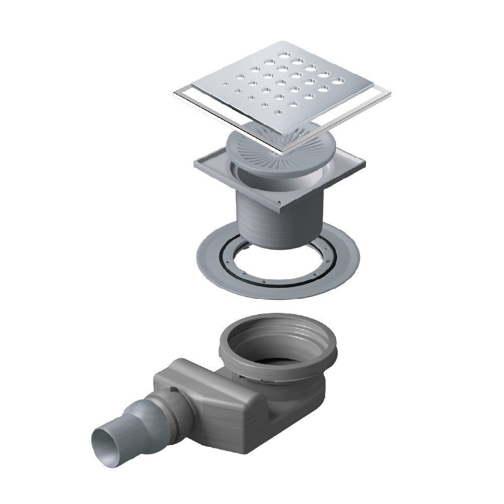 Душевой трап PESTAN CUNFIUO Standard Drops 4 Mask 13000079 (хром), шт