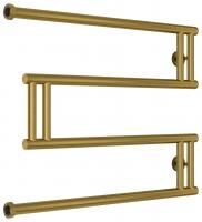 Полотенцесушитель водяной High-Tech model "M+" 500х650 (Состаренная ЛАТУНЬ)