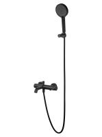 Смеситель для ванны с душем WONZON & WOGHAND STICK, Черный матовый (WW-88639017-MB)