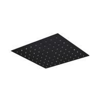 Plumberia Selection Верх. душ 250X250 из нерж.стали,встроенный клапан безопасности, поворот.крепление, антикальций, 2мм, черн.матов.