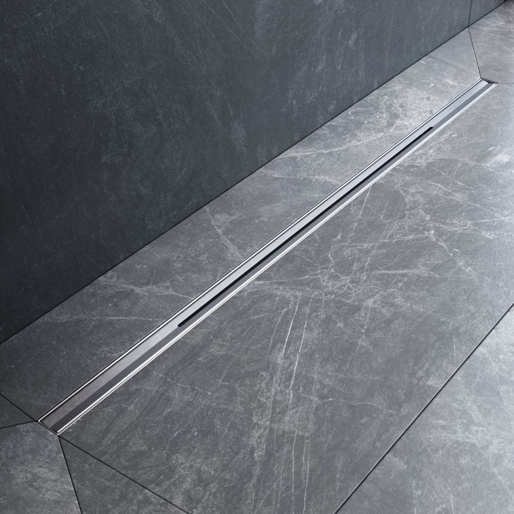 W01SC-S11-100-05SB MasterFlow Трап для душа линейный универс затвор Slim line 100см цвет сталь мат W01SC-S11-100-05SB MasterFlow Трап для душа линейный универс затвор Slim line 100см цвет сталь мат