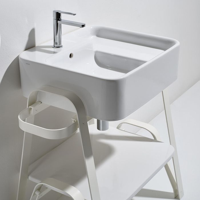 SIMAS HOP  Раковина чаша подвесная 60x50xh18 см, без отв. для смесителя,  цвет белый