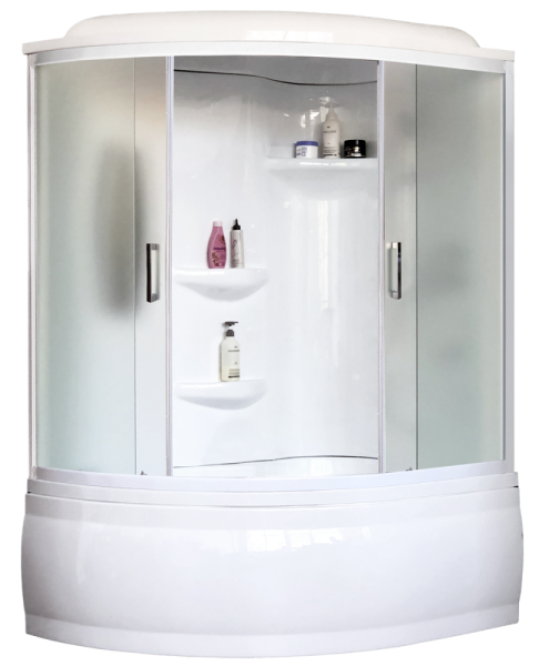 Душевая кабина Royal Bath  RB 140ALP-C (матовое) правая без гидромассажа