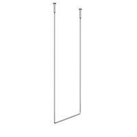 Gessi Goccia Полотенцедержатель потолочный 60см h=160см, цвет: шлифованный хром Gessi Goccia Полотенцедержатель потолочный 60см h=160см, цвет: шлифованный хром