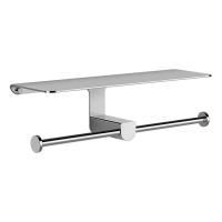 GESSI Rilievo Двойной держатель туалетной бумаги, цвет: хром
