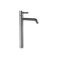 Fantini AF/21 Смеситель для раковины, 1 отв., без донного клапана, излив 184мм, цвет: матовая натуральная сталь