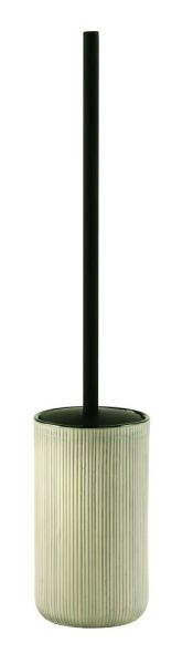 Gedy Naomi, напольный керамический ерш, цвет черный матовый - серая керамика