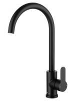 Смеситель для кухни WONZON & WOGHAND, Черный матовый (WW-AE4554-MB)