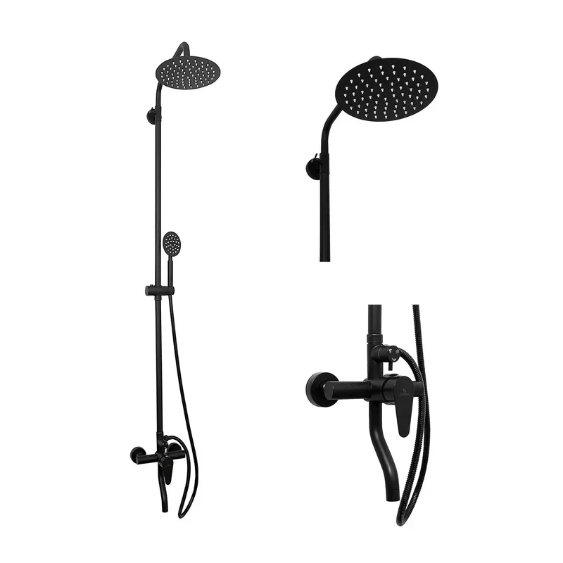 Душевая система Славен СЛ-ОД-Ж61, черный