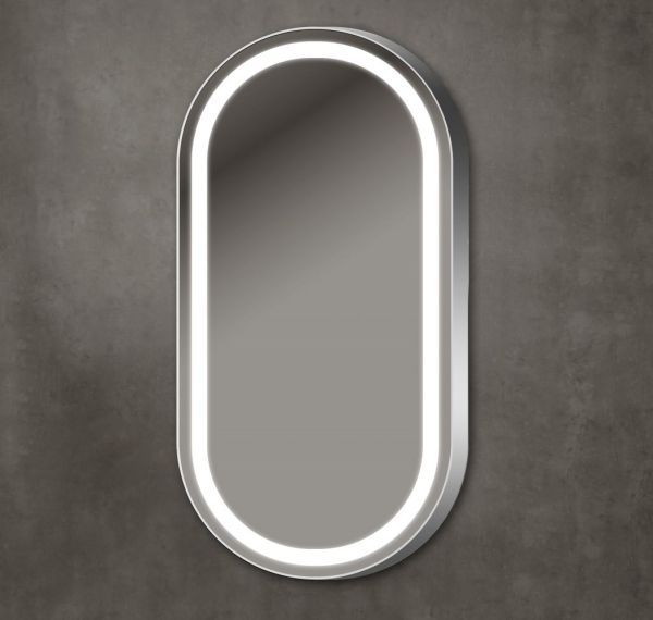 Xpertials Olek Capsula, зеркало 45х90 см, 1 датчик: LED подсветка с регулировкой яркости, профиль хром