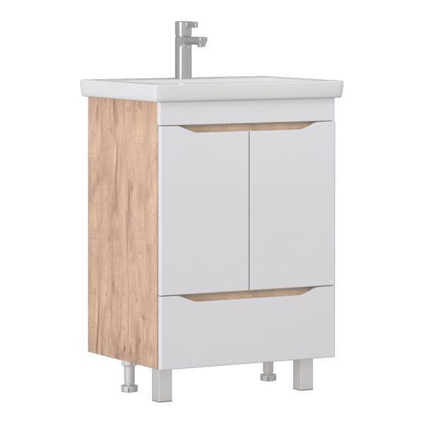 Тумба под раковину напольная VIGO Grani 284 дуб золотой, 60 см