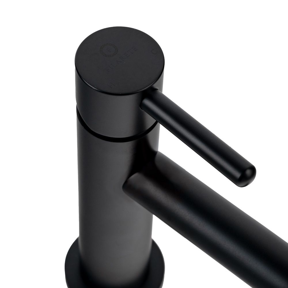 Смеситель для раковины FILARETE Roun FL5020BL, черный