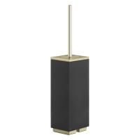 GESSI  INVERSO ACCESSORIES Ершик напольный черный, цвет: Brass Brushed PVD