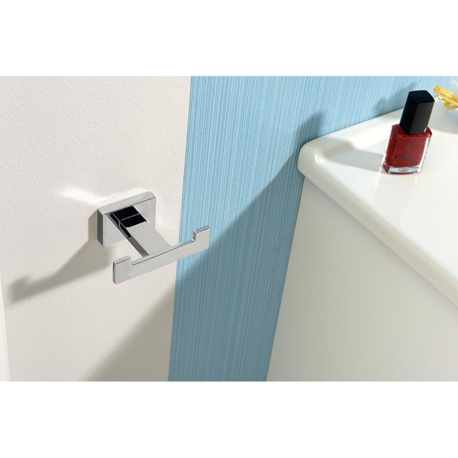 Крючок APOLL двойной, 86x62x35 мм, хром, Sapho, артикул 1416-23