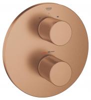 Внешняя часть термостатического смесителя для ванны GROHE Grohtherm 3000 Cosmopolitan, теплый закат матовый (19468DL0)