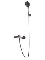 Смеситель для душа с термостатом WONZON & WOGHAND INN 6, Темный графит (WW-B2029-A-BGG)