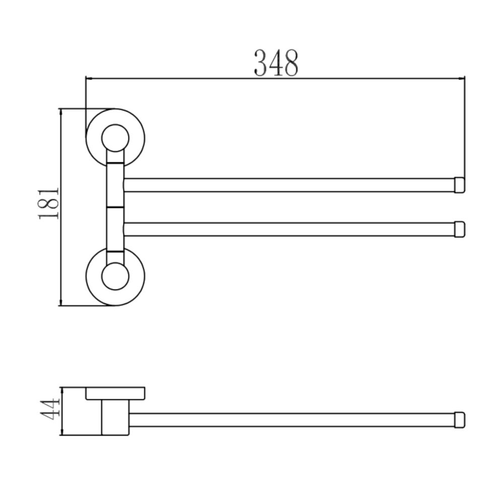 Полотенцедержатель Savol S-005602, сатин