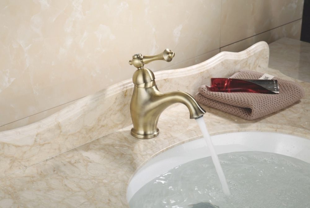 Смеситель для раковины Rose R01Q R0101Q, бронза