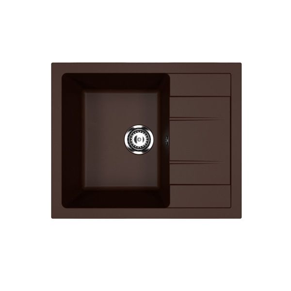 Кухонная мойка Ulgran U-607-345, шоколад