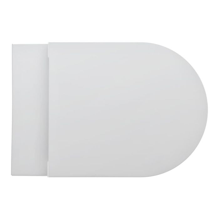 LAUFEN KARTELL Унитаз подвесной укороченный 490x370x285(430) мм., безободковый, цвет белый матовый