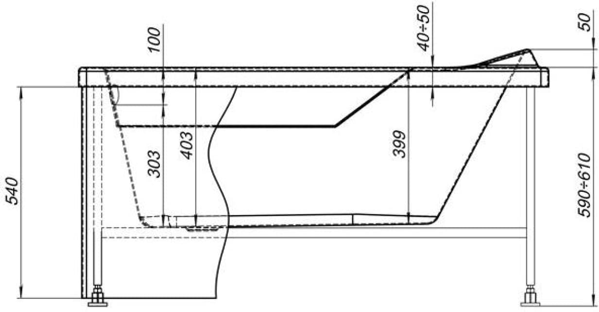 Фронтальный экран Aquanet West/Largo 120 Фронтальный экран Aquanet West/Largo 120