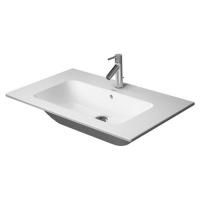 Duravit ME by Starck Раковина для мебели с перел., с 3 отв. под смес., 830x490мм, Цвет: Белый Duravit ME by Starck Раковина для мебели с перел., с 3 отв. под смес., 830x490мм, Цвет: Белый