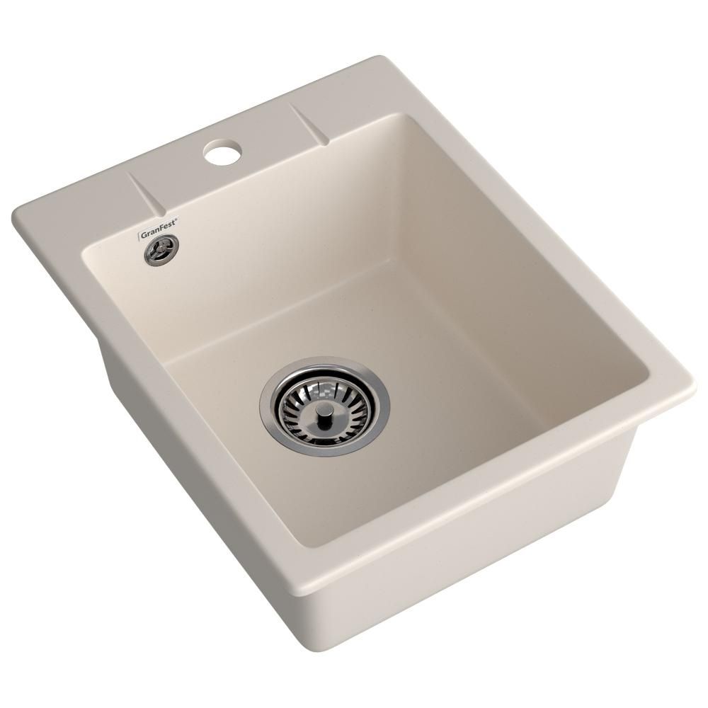 Кухонная мойка GranFest URBAN 240, белый, артикул 240 белый
