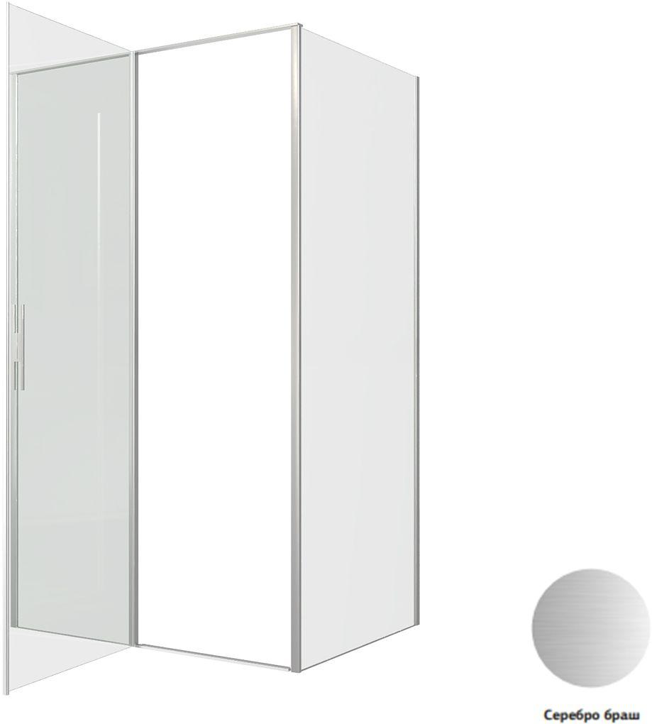 Душевой уголок Allen Brau Priority 120x90 3.31032.BA + 3.31044.BA серебро браш
