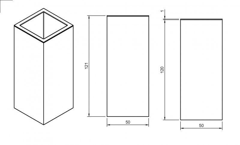 Стакан настольный CEZARES PRIZMA-TUMP