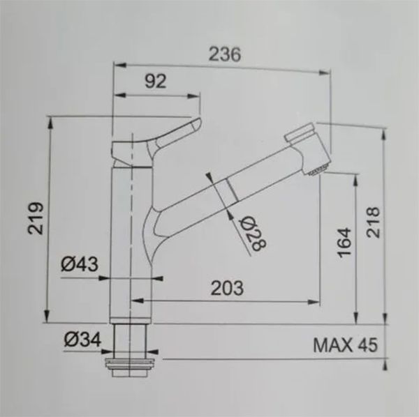 Смеситель для кухни Webert Master MS941002015 Хром