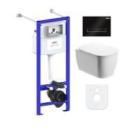 Комплект 6 в 1 Lavinia Boho Bell Pro Rimless 77050130, премиум со стеклянной клавишей