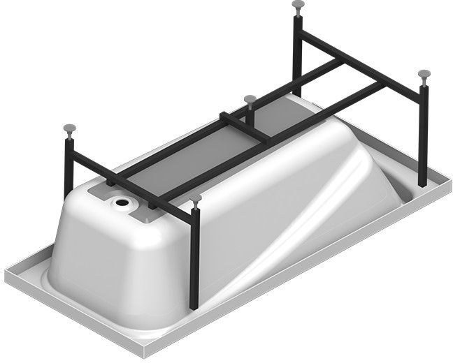 Акриловая ванна Radomir Vannesa Роза 170х77 2-01-0-0-1-208 Белая без гидромассажа