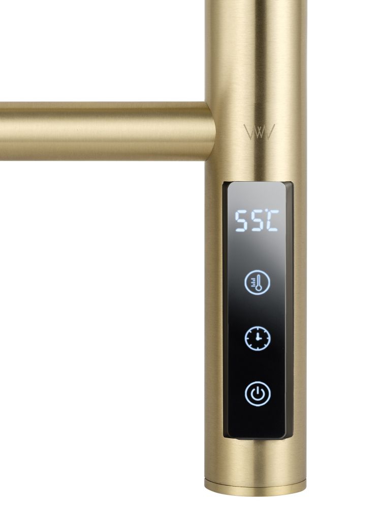 Полотенцесушитель электрический WONZON & WOGHAND BONN, Брашированное золото (WW-AL4092-BG)