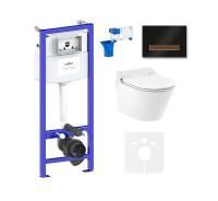 Комплект для подвесного унитаза 7 в 1 Lavinia Boho Relfix Smart V-Clean 87561194
