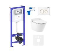 Комплект для подвесного унитаза 7 в 1 Lavinia Boho Relfix Smart V-Clean 87561199