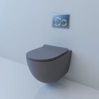 Унитаз-подвесной ESBANO GARCIA серый матовый